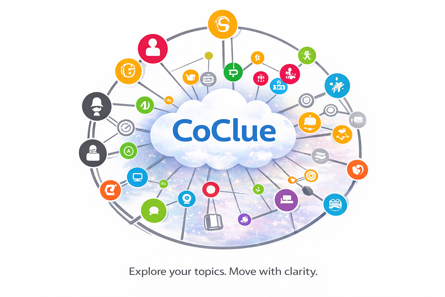 CoClue world illustration